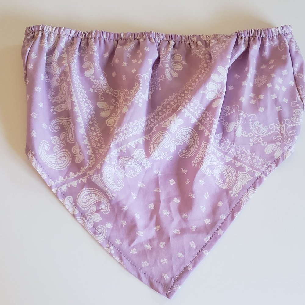 Bandana Tube Top Triangle Pink Shein Sz Med
